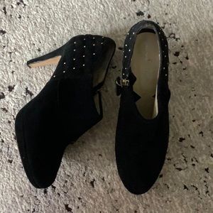 Adrienne Vittadini Quilted Heeled Booties